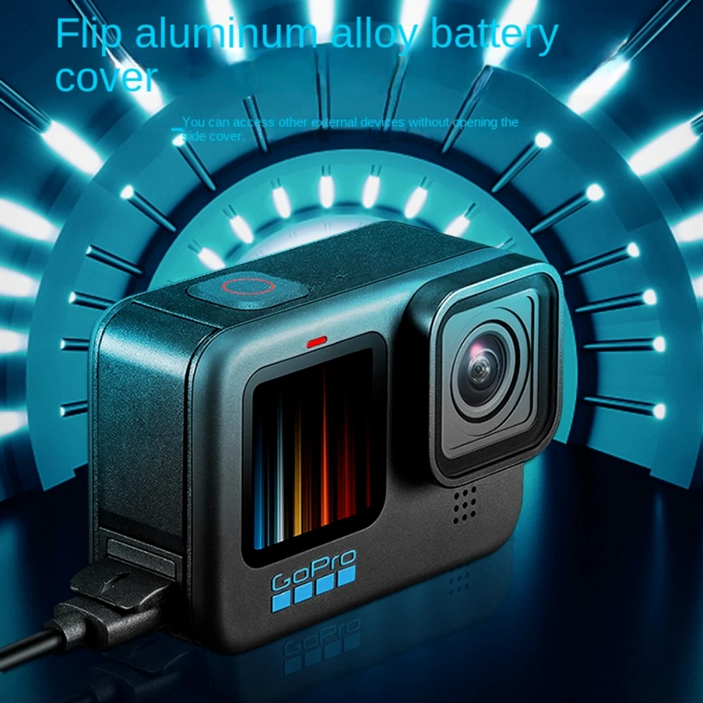 고프로 히어로 11 10 용 플립 배터리 커버, 탈착식 - Gopro Action Camera Hero 11 Black 리뷰 및 가격