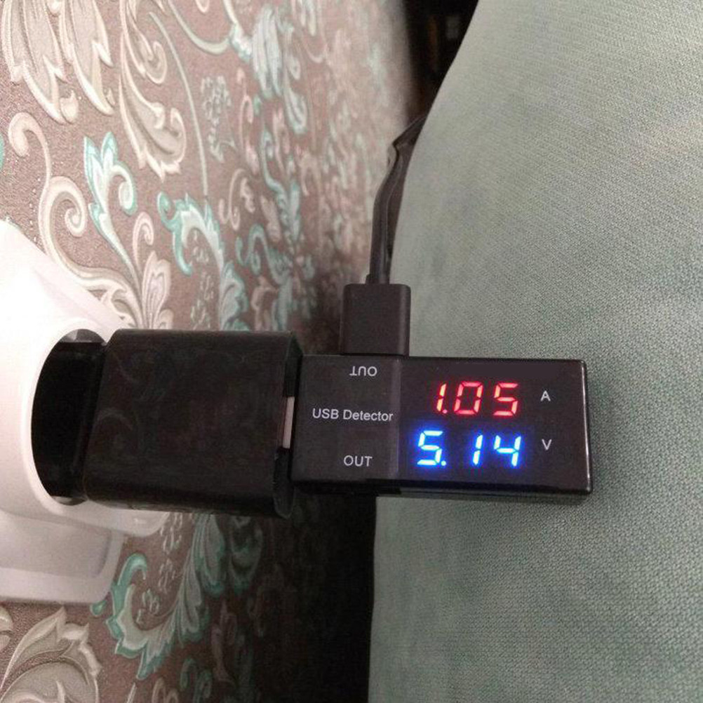USB 충전기 전압 전류 테스터 멀티미터 블랙 휴대용  - Usb Ammeter Tester 리뷰 및 가격