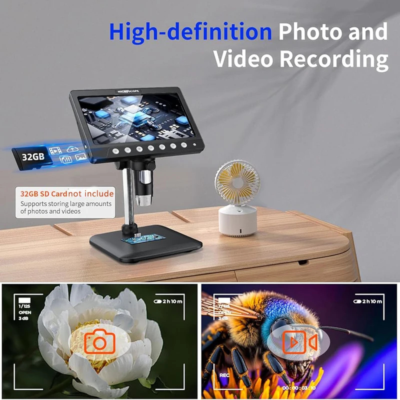 7인치 LCD 코인 현미경 50X-1200X 확대경 5 - Electronics Repair Microscope 리뷰 및 가격