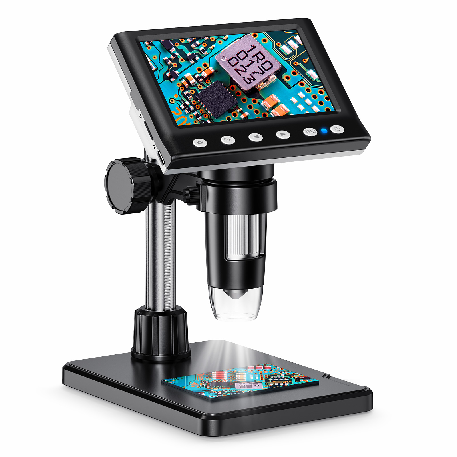 4.3인치 IPS 코인 현미경 1000배율 디지털 현미 - Electronics Repair Microscope 리뷰 및 가격