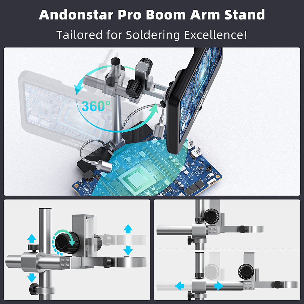Andonstar 최초의 4K 60FPS AD210S- - Electronics Repair Microscope 리뷰 및 가격