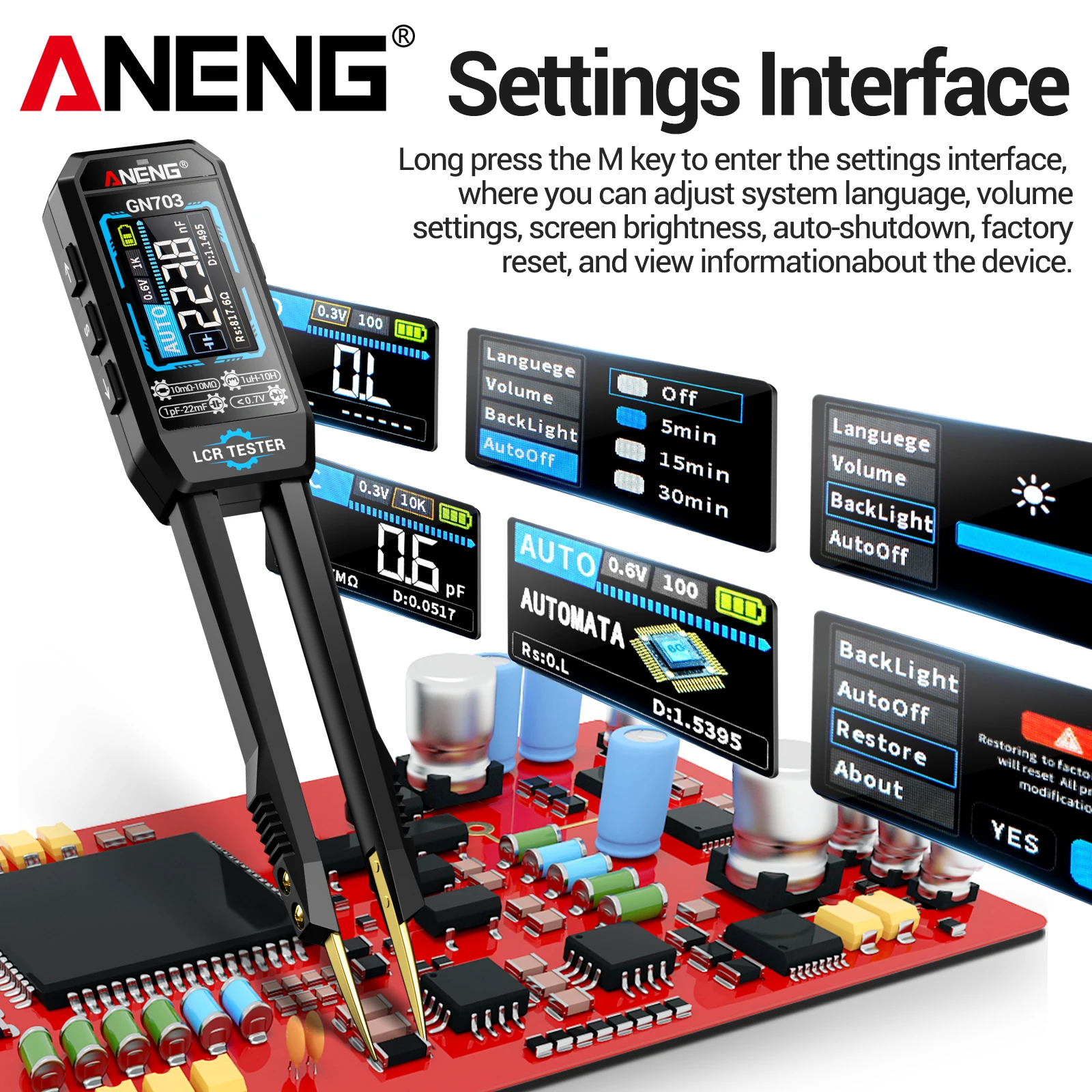 ANENG GN703 USB 충전식 휴대용 디지털 LC - Usb Ammeter Tester 리뷰 및 가격