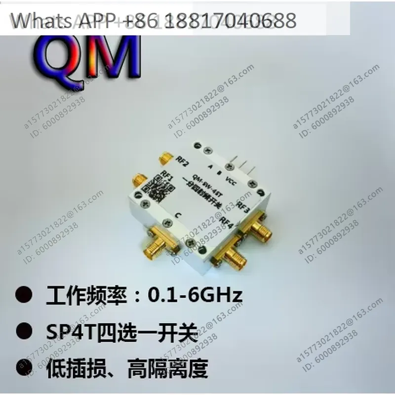 QM-SW-4ST 0.1-6 GHz SP4T 전자 스위 - Qm Electronics & Repair Services Photos 리뷰 및 가격