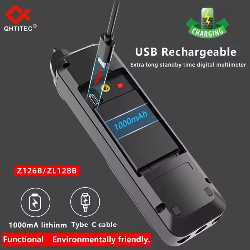 QHTITEC 디지털 전문 멀티미터 9999 T-RMS - Usb Ammeter Tester 리뷰 및 가격
