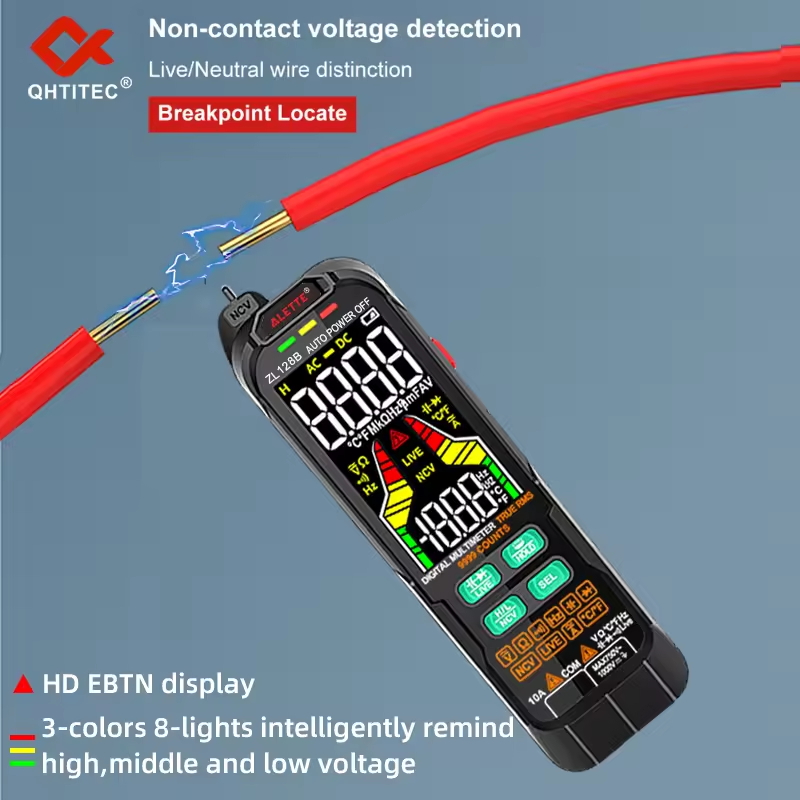 QHTITEC 디지털 전문 멀티미터 9999 T-RMS - Usb Ammeter Tester 리뷰 및 가격