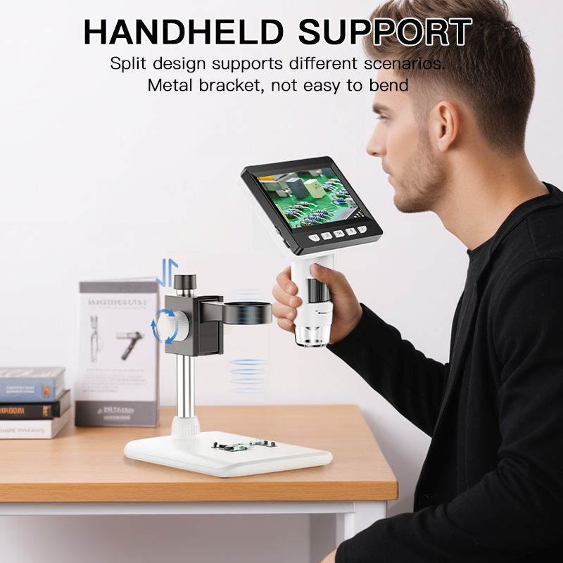4.3인치 IPS 스크린이 있는 디지털 현미경 1600 - Electronics Repair Microscope 리뷰 및 가격
