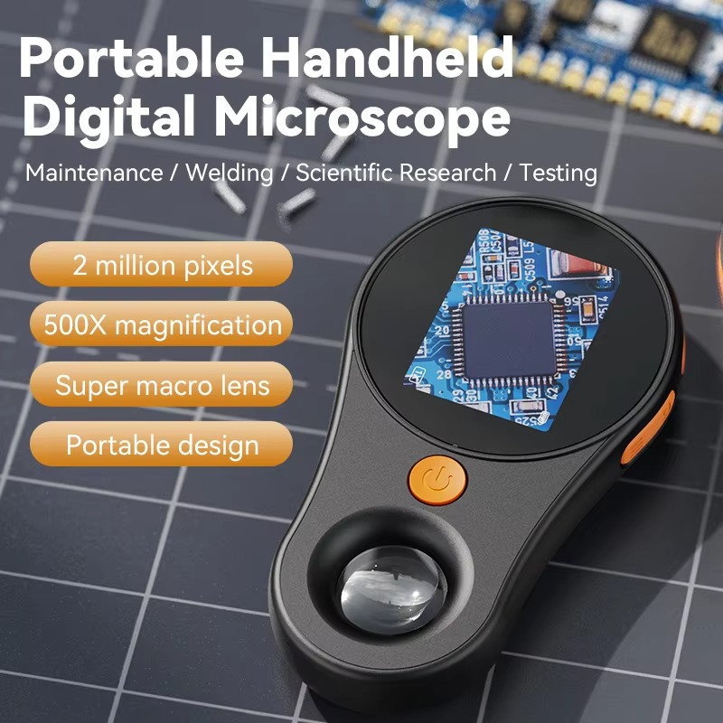 500X 휴대용 디지털 현미경 2 인치 IPS 스크린  - Electronics Repair Microscope 리뷰 및 가격