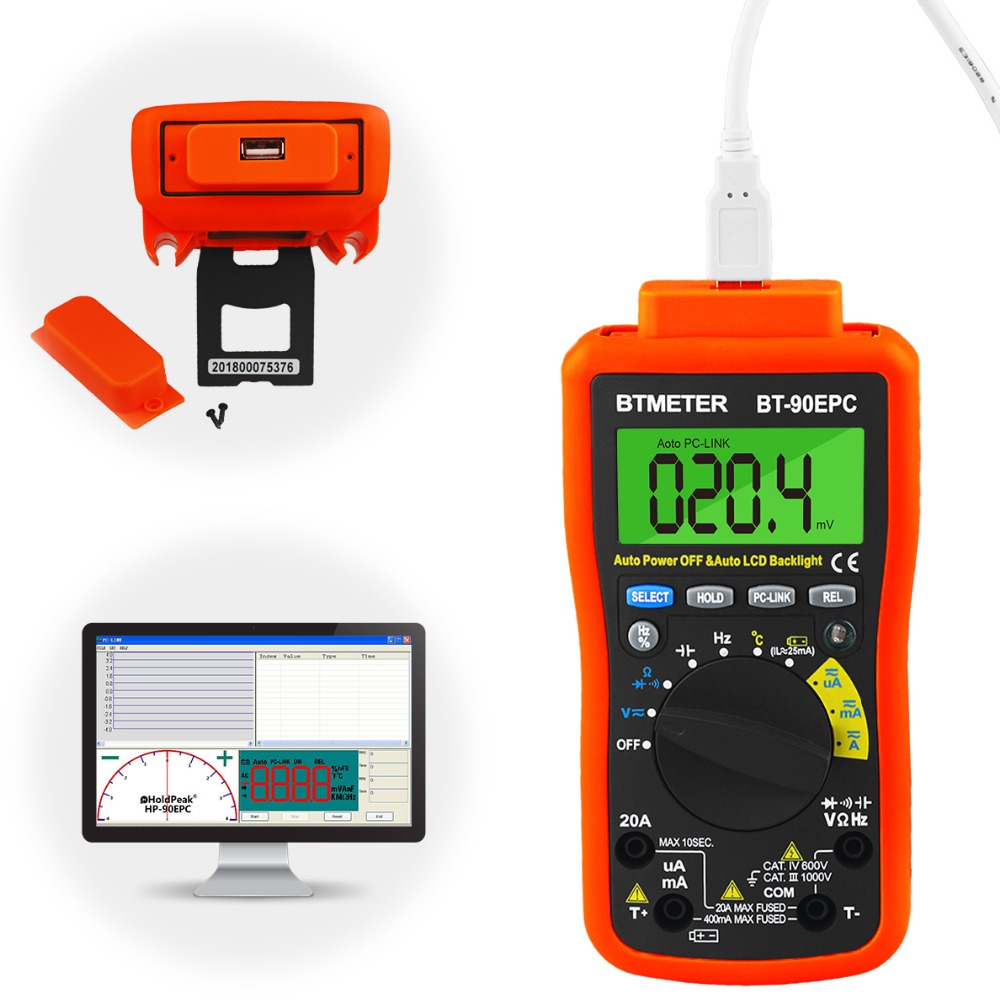 BT-90EPC 디지털 멀티미터 자동 범위 4000 카 - Usb Ammeter Tester 리뷰 및 가격