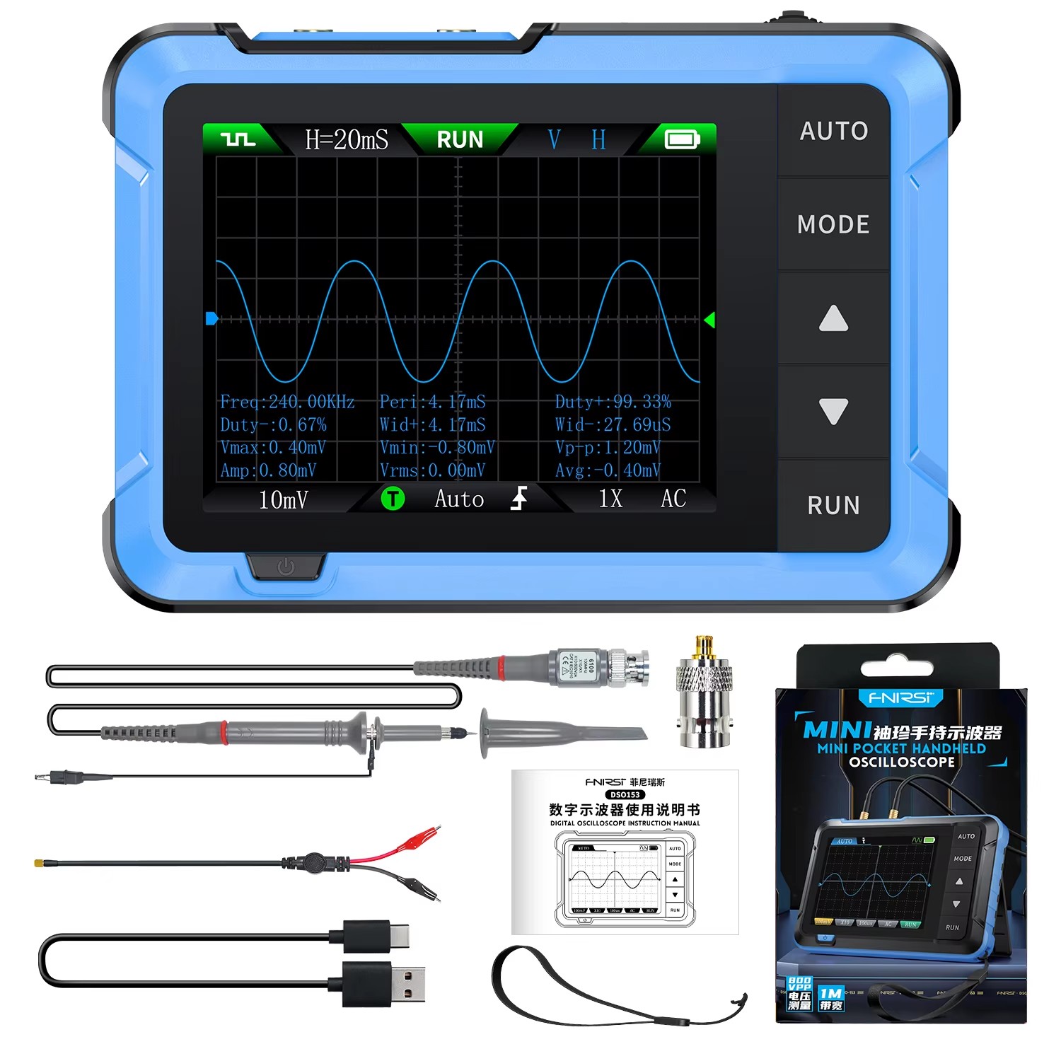 DSO510 미니 휴대용 2 in 1 핸드헬드 디지털  - Electronics Repair Tool 리뷰 및 가격