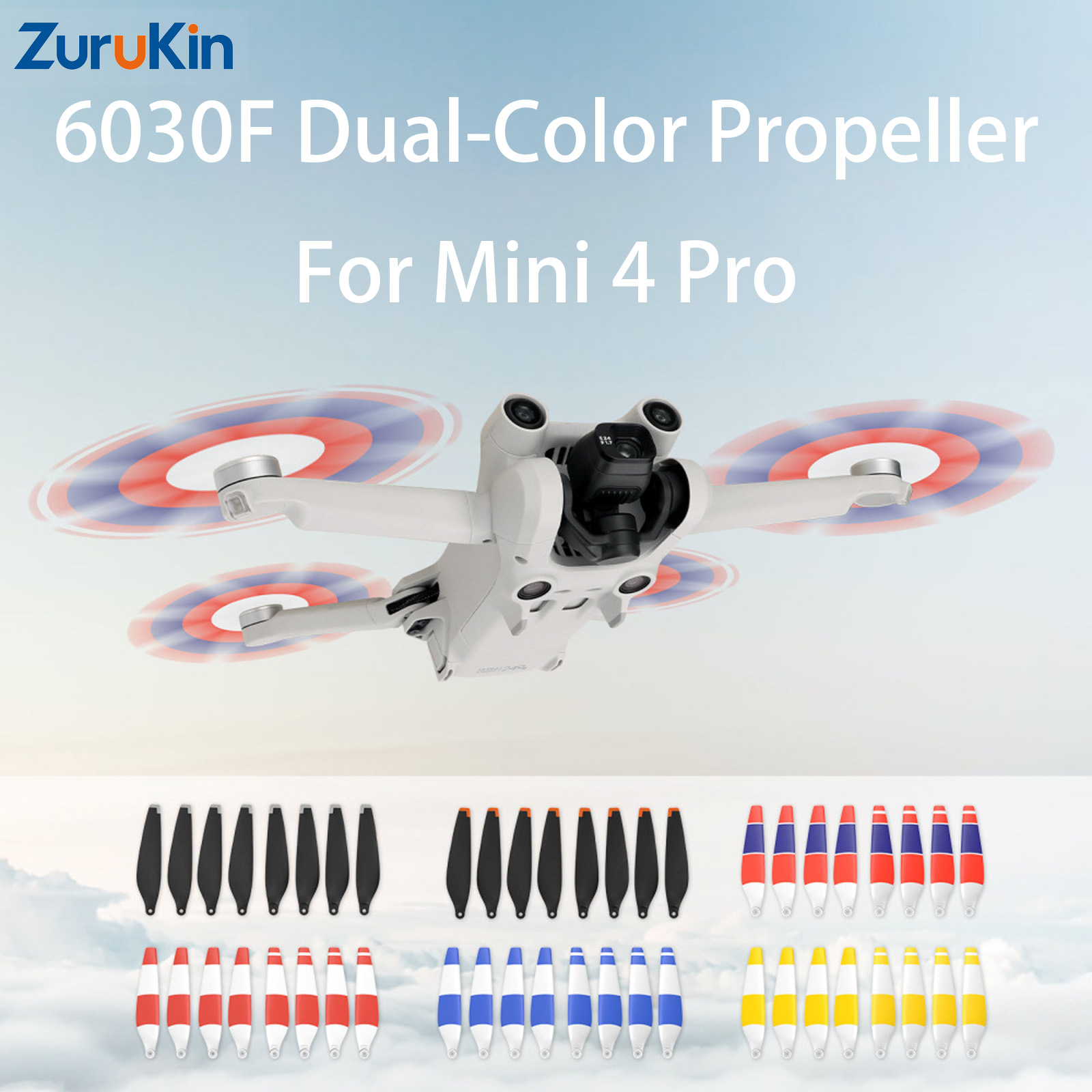 DJI Mini 4 Pro 드론용 8개 6030F 컬러 - Dji Drone Mini 4 Pro 리뷰 및 가격