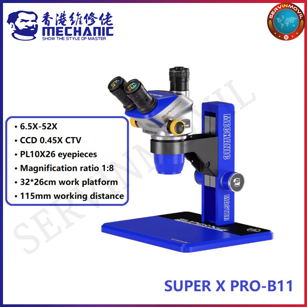 MECHANIC SUPER X PRO-B11 삼안 스테 - Electronics Repair Microscope 리뷰 및 가격