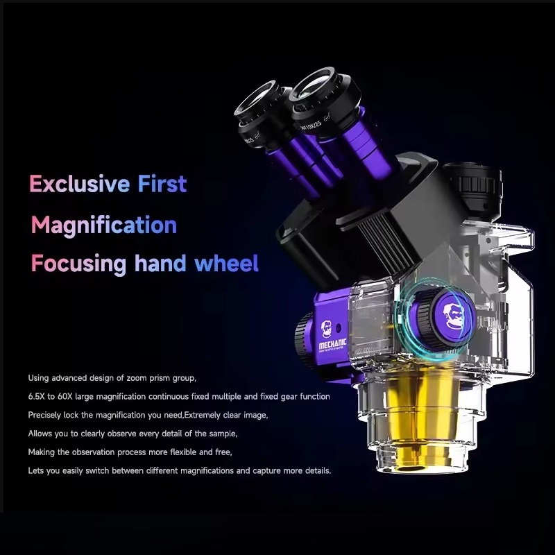 메카닉 로봇 6560T-B11 삼안 실체 현미경 6.5 - Electronics Repair Microscope 리뷰 및 가격