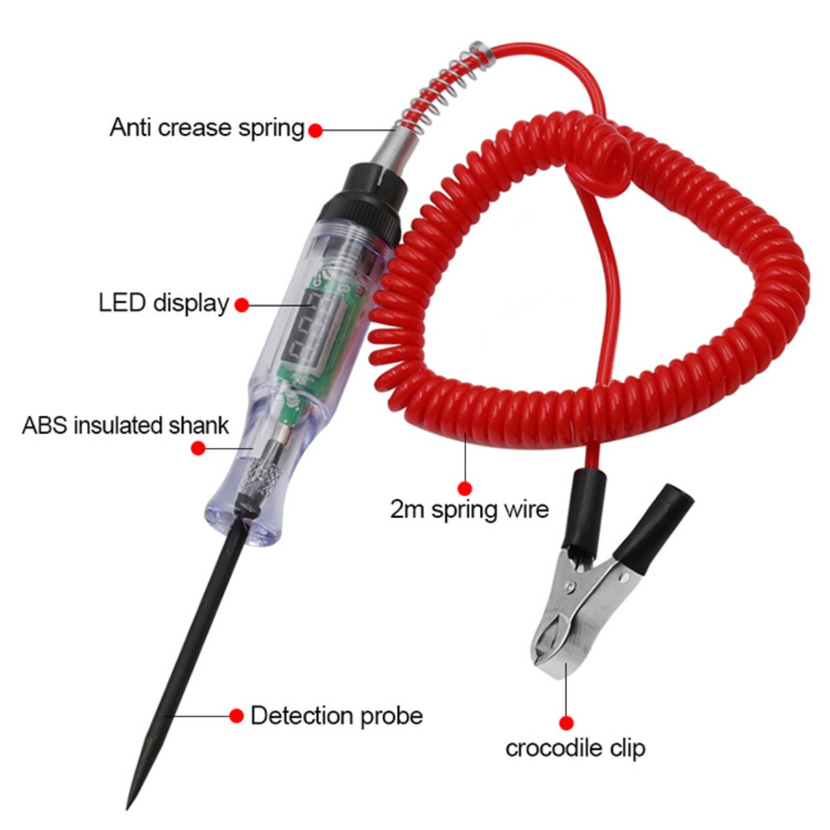 자동차 트럭 전압 회로 테스터 6V 12V 24V 자동 - Electronics Repair Tool 리뷰 및 가격