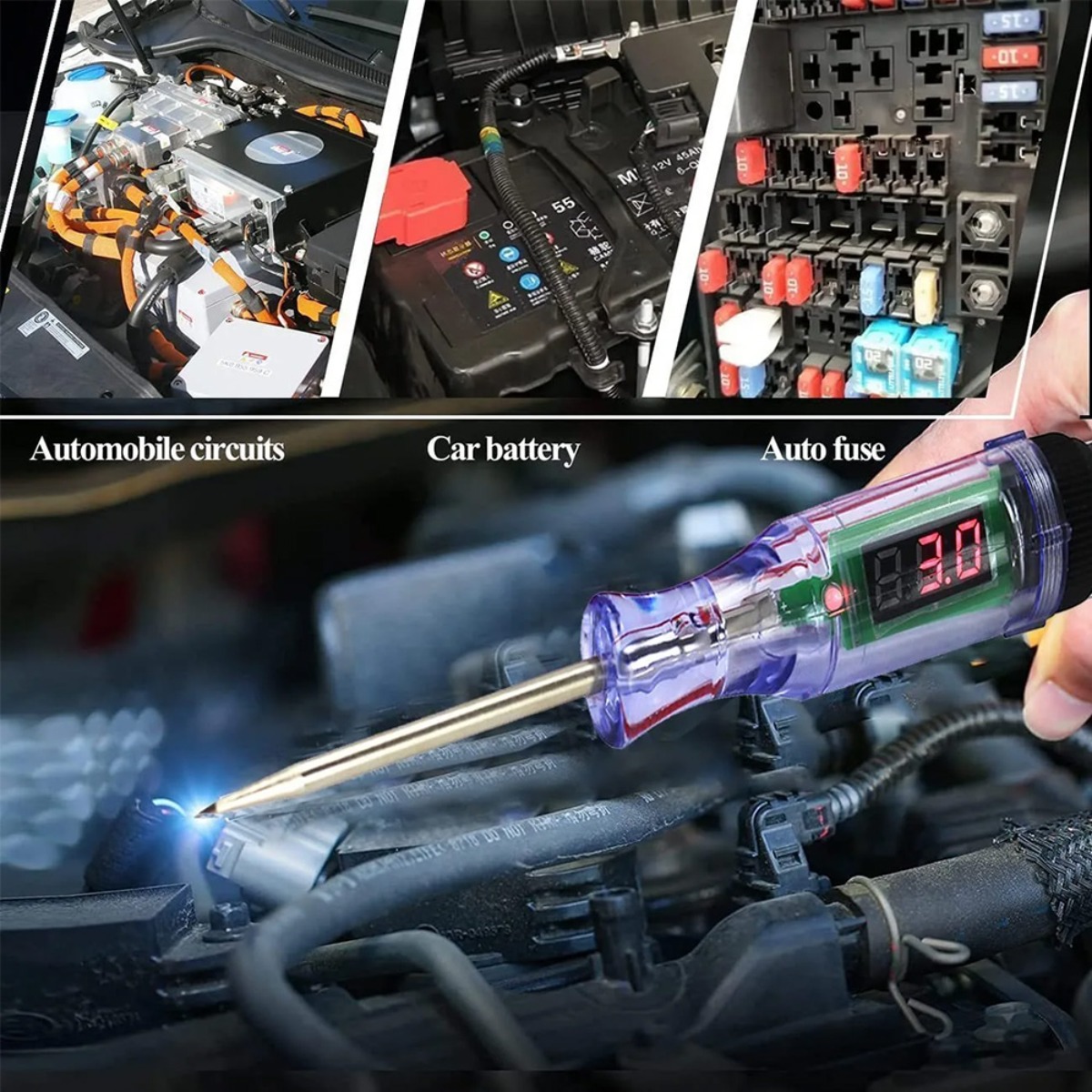 자동차 트럭 전압 회로 테스터 6V 12V 24V 자동 - Electronics Repair Tool 리뷰 및 가격